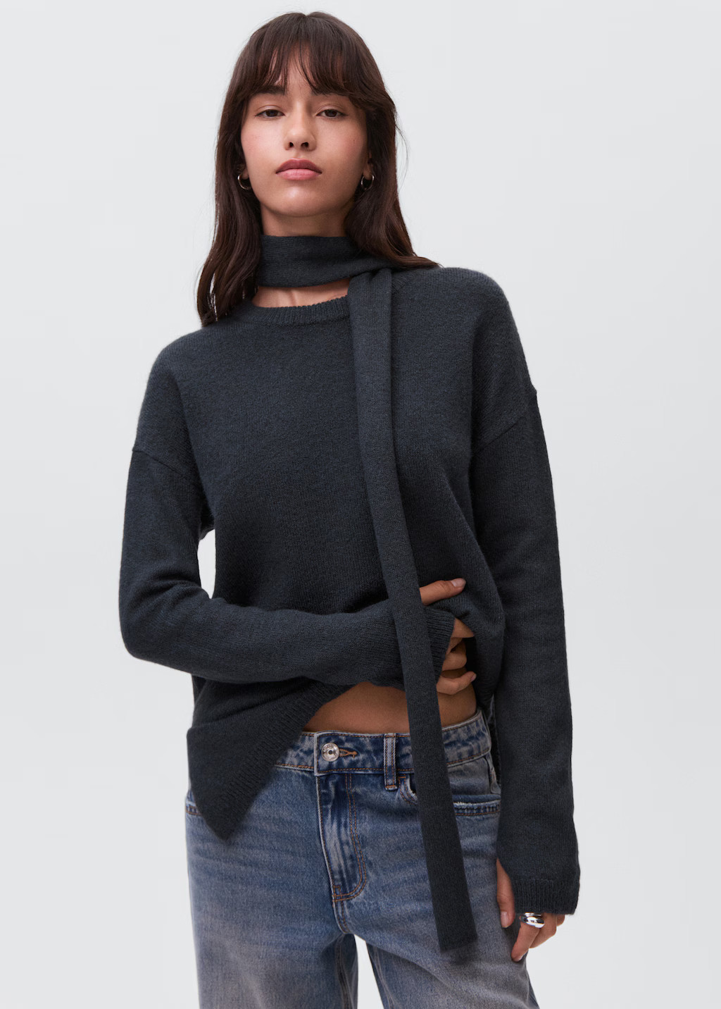 Asymmetric knit sweater | Mango (US/MX/AU)