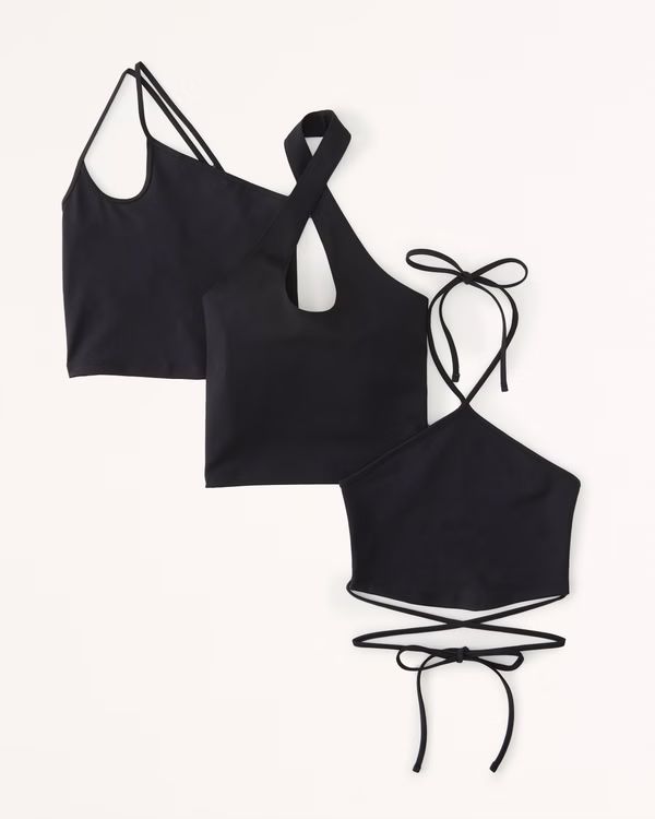 Women's 3-Pack Seamless Fabric Going-Out Tanks | Women's Clearance | Abercrombie.com | Abercrombie & Fitch (US)
