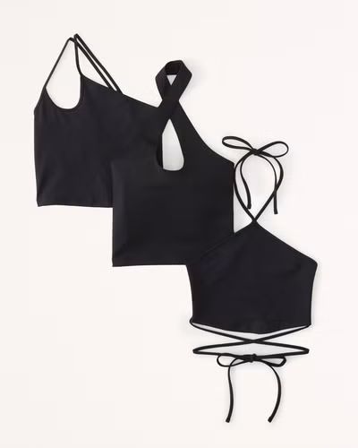 Women's 3-Pack Seamless Fabric Going-Out Tanks | Women's Clearance | Abercrombie.com | Abercrombie & Fitch (US)