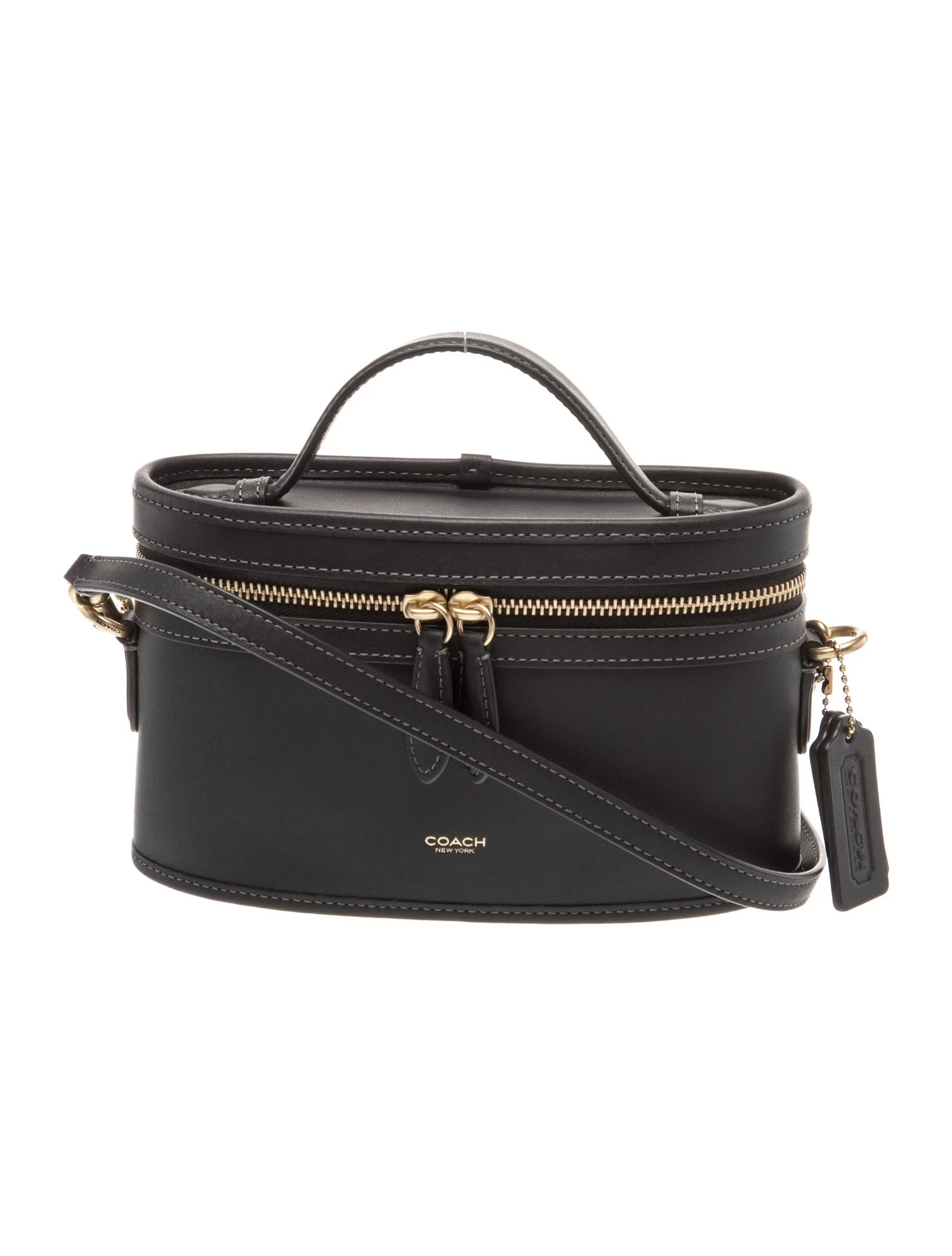 Coach Leather Shoulder Bag - Black Handle Bags, Handbags - CCH108052 | The RealReal | The RealReal