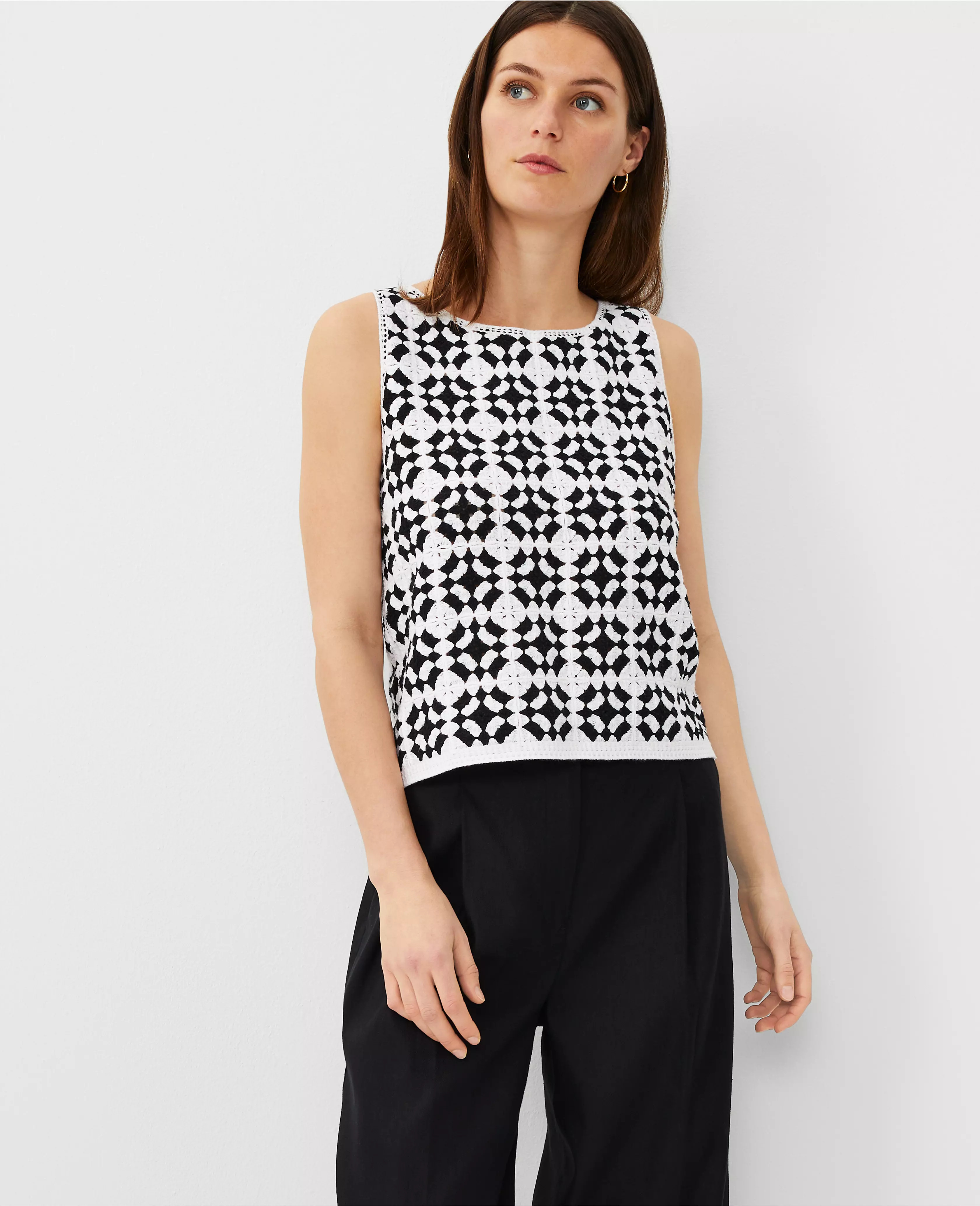 Crochet Sweater Shell | Ann Taylor (US)