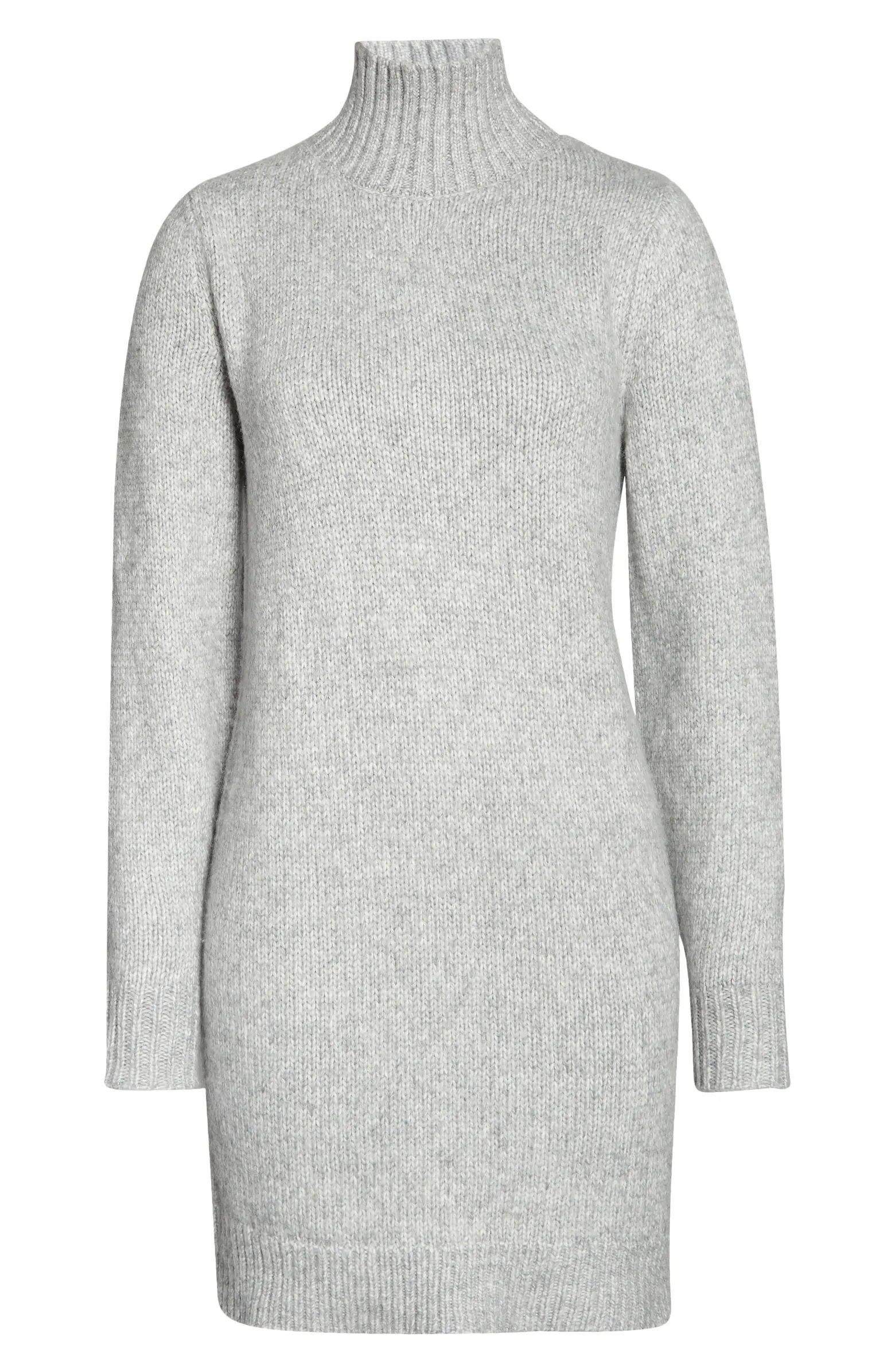 ASOS DESIGN Mock Neck Long Sleeve Sweater Dress | Nordstrom | Nordstrom