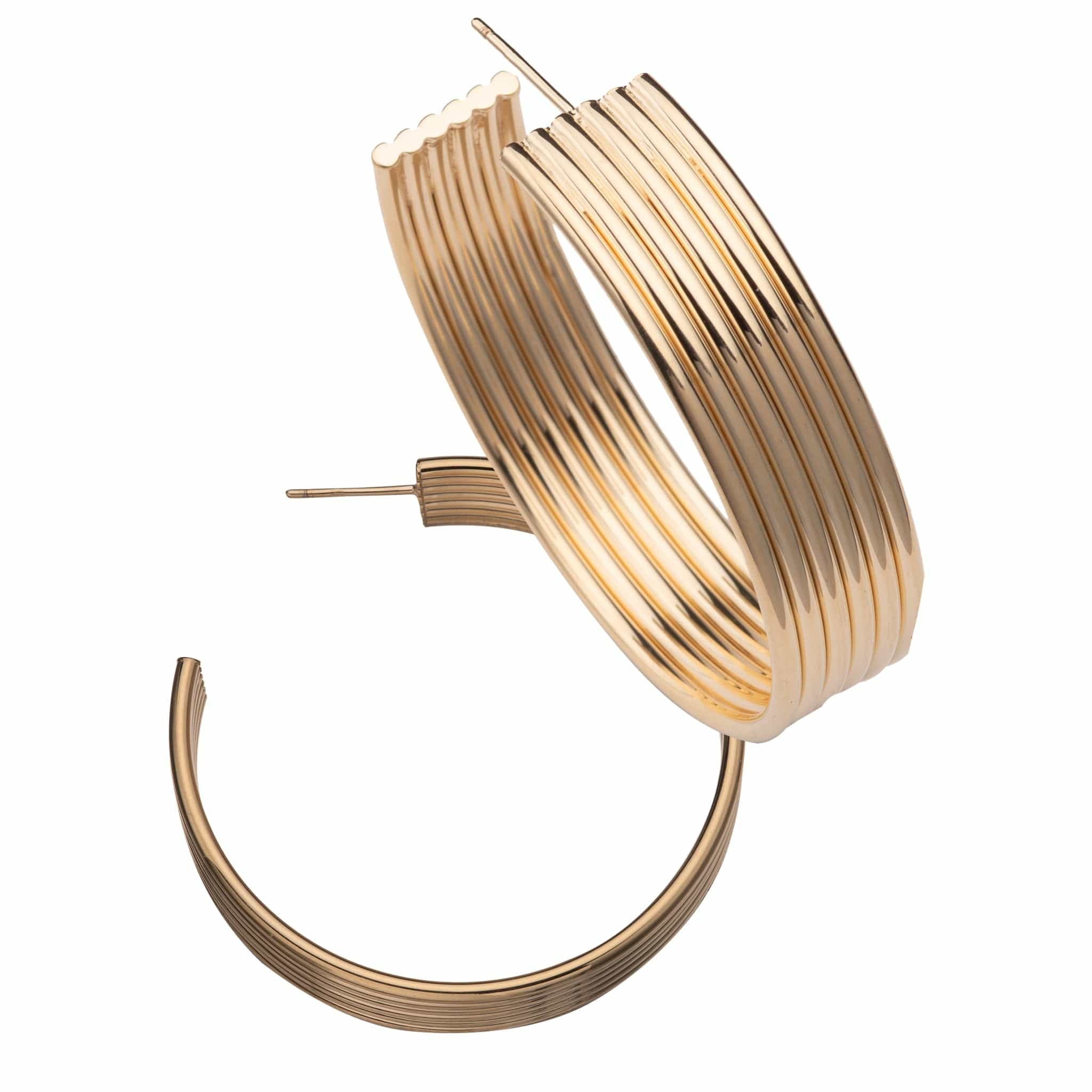 Cairo 2" Hoops | Jennifer Zeuner Jewelry