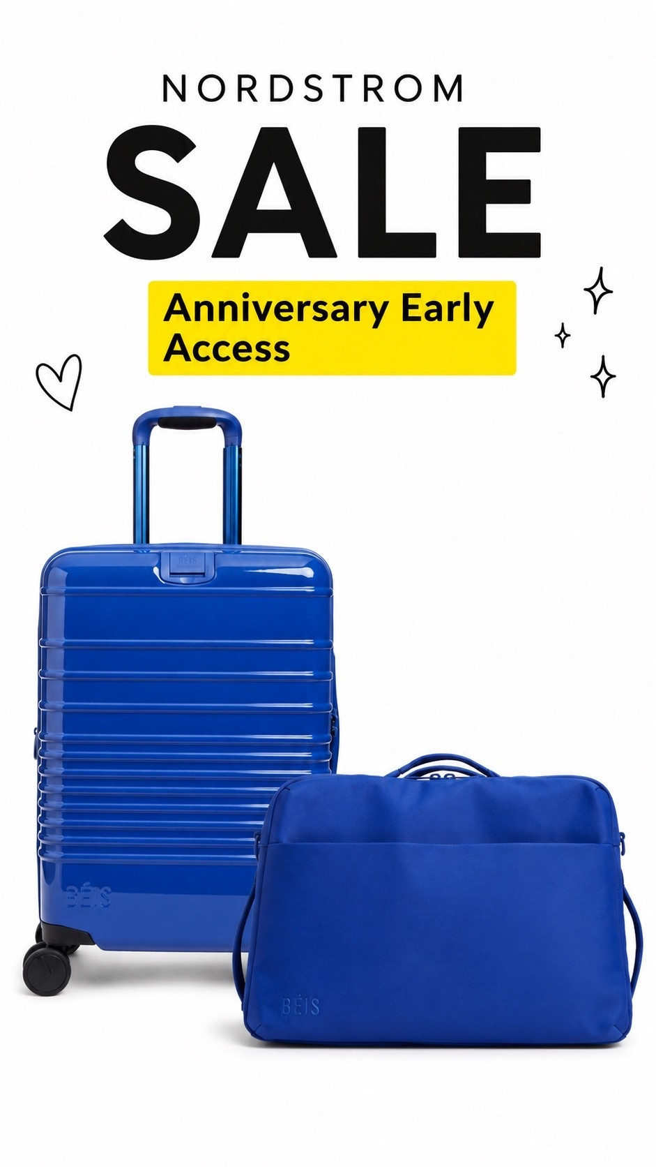 Travel in style ✈️💙

The Béis luggage everyone loves is part of the Nordstrom Anniversary Sale! From the perfect carry-on to the matching travel duffle, these are timeless travel essentials worth grabbing while they’re on sale.

#LTKTravel #NordstromAnniversarySale #LTKSale #TravelEssentials #BeisTravel #NordstromFinds #LTKStyle #ByAnaBeautyClub

#LTKTravel #LTKSeasonal #LTKSaleAlert