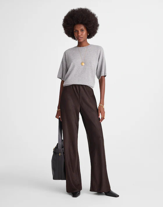 Pull-On Pants in Satin | Madewell
