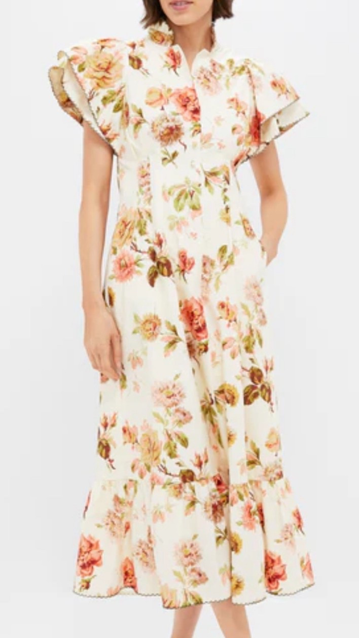 Tuckernuck sale classic dress fall outfit floral fall dress