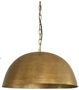 Hammered Brass Dome Pendant Light, Antique Pendant Light Brass Lampshade Ceiling Light Kitchen Is... | Amazon (US)