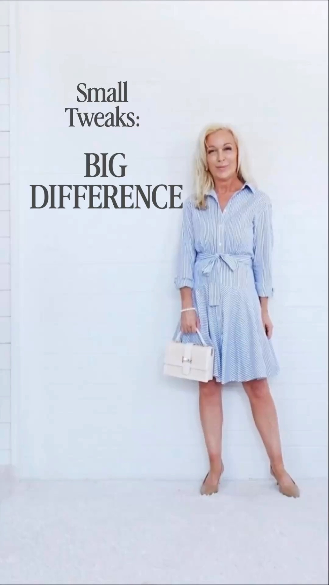 Small Style Tweaks = BIG Difference 🤍

Open the collar. Roll the sleeves. Add a little jewelry.

Suddenly… the same dress feels styled, not just worn.

And don’t miss this👇
Nude shoes = longer, leaner legs (instant elongation).

It’s not about more clothes… it’s about better styling. 🤍

💬 Comment STYLE if you love this look


🌸Midlife It Girl Energy,
Valarie


#LTKSeasonal #LTKOver40 #LTKPetite