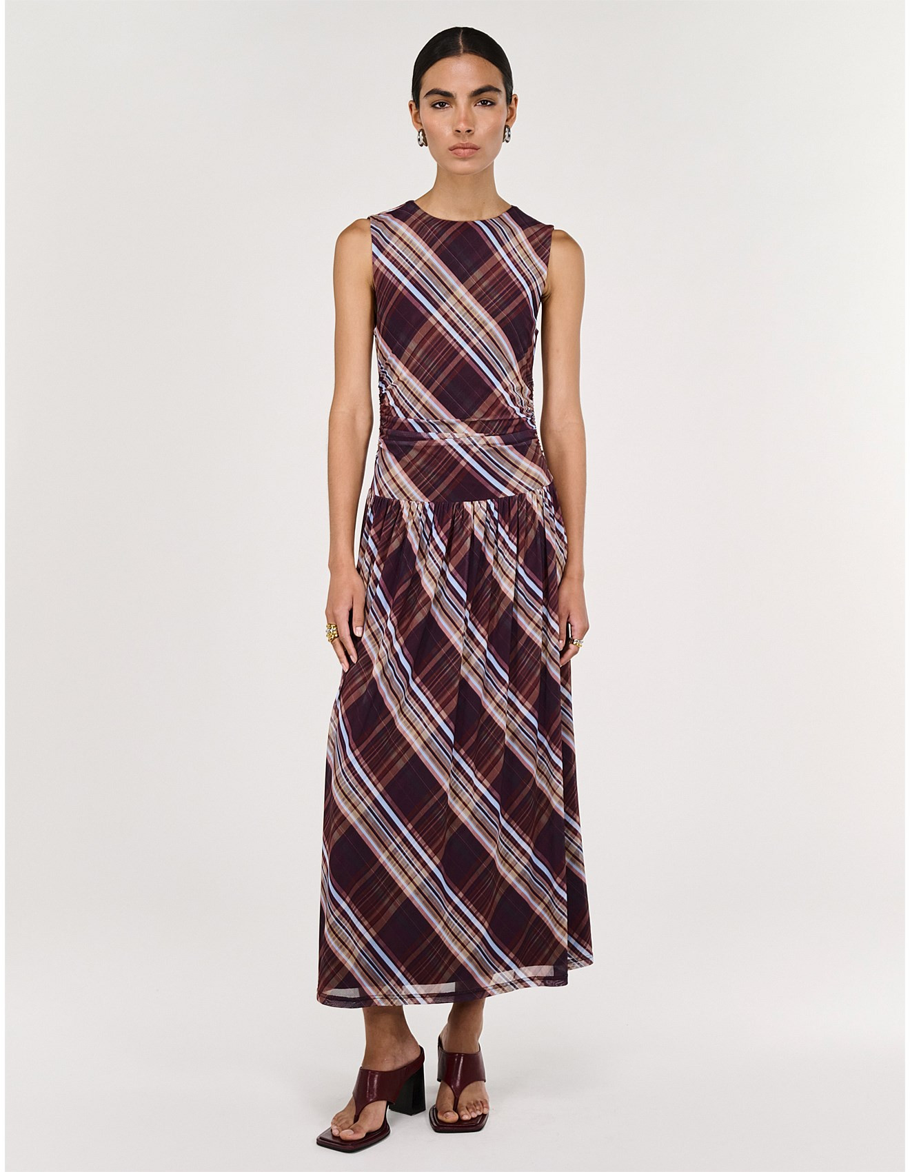 ARLES DROP WAIST MESH DRESS | David Jones (Australia & New Zealand)