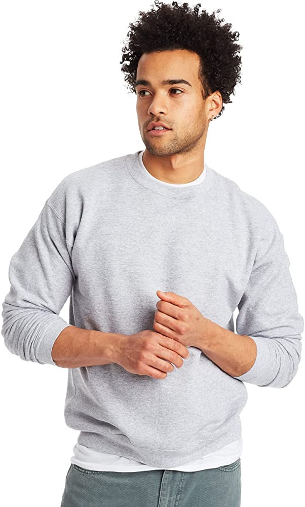 EcoSmart Fleece Sweatshirt, Cotton-Blend Pullover, Crewneck Sweatshirt for Men | Amazon (US)