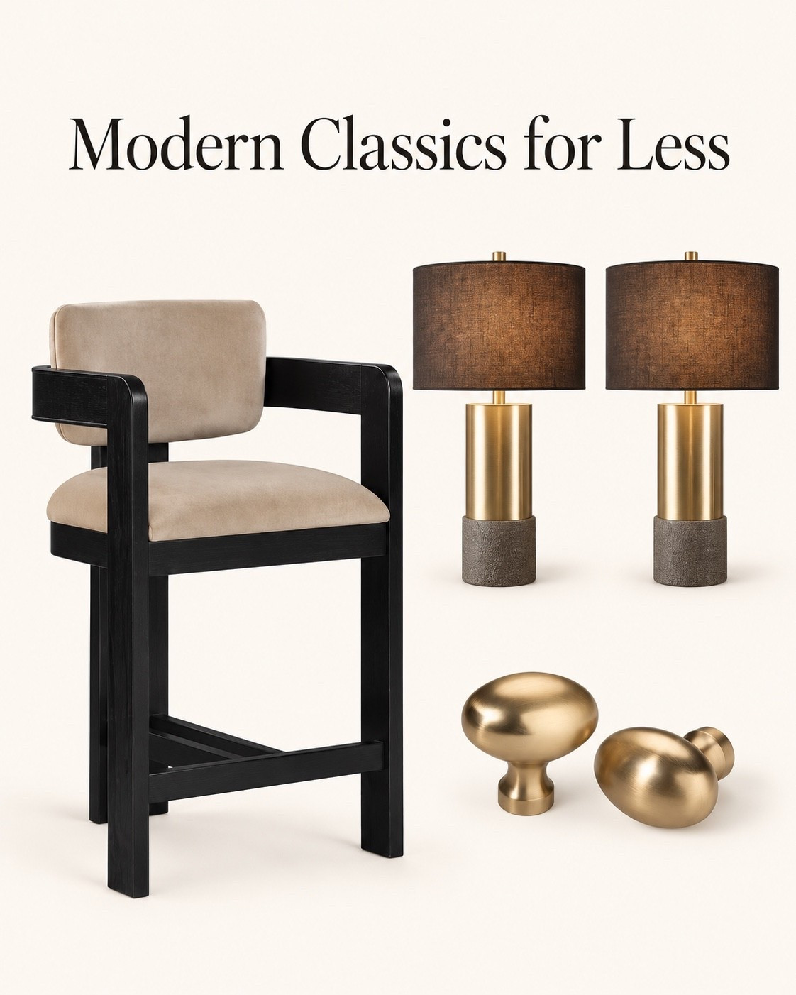 Modern Classics for Less | Early Amazon Prime Deals

Black wood, neutral upholstery, and warm brass for a timeless home refresh. Shop this upholstered stool, brown shaded table lamps, and brushed brass cabinet knobs—all early Amazon Prime deals for a refined look on a budget.

#LTKHome #LTKSaleAlert