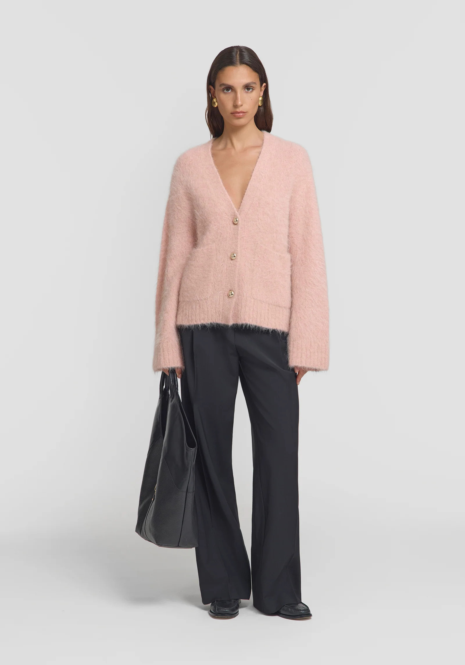 Ontario Cardigan IN PINK | KNITWEAR | VIKTORIA & WOODS | Viktoria & Woods