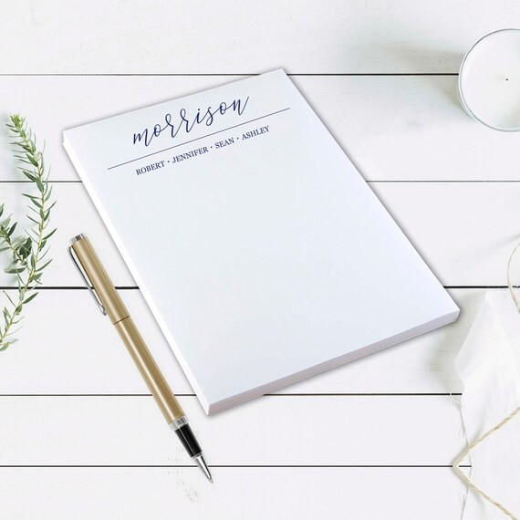 Personalized Notepad, Personalized Stationary, Custom Writing Pad, Gift | Etsy (US)