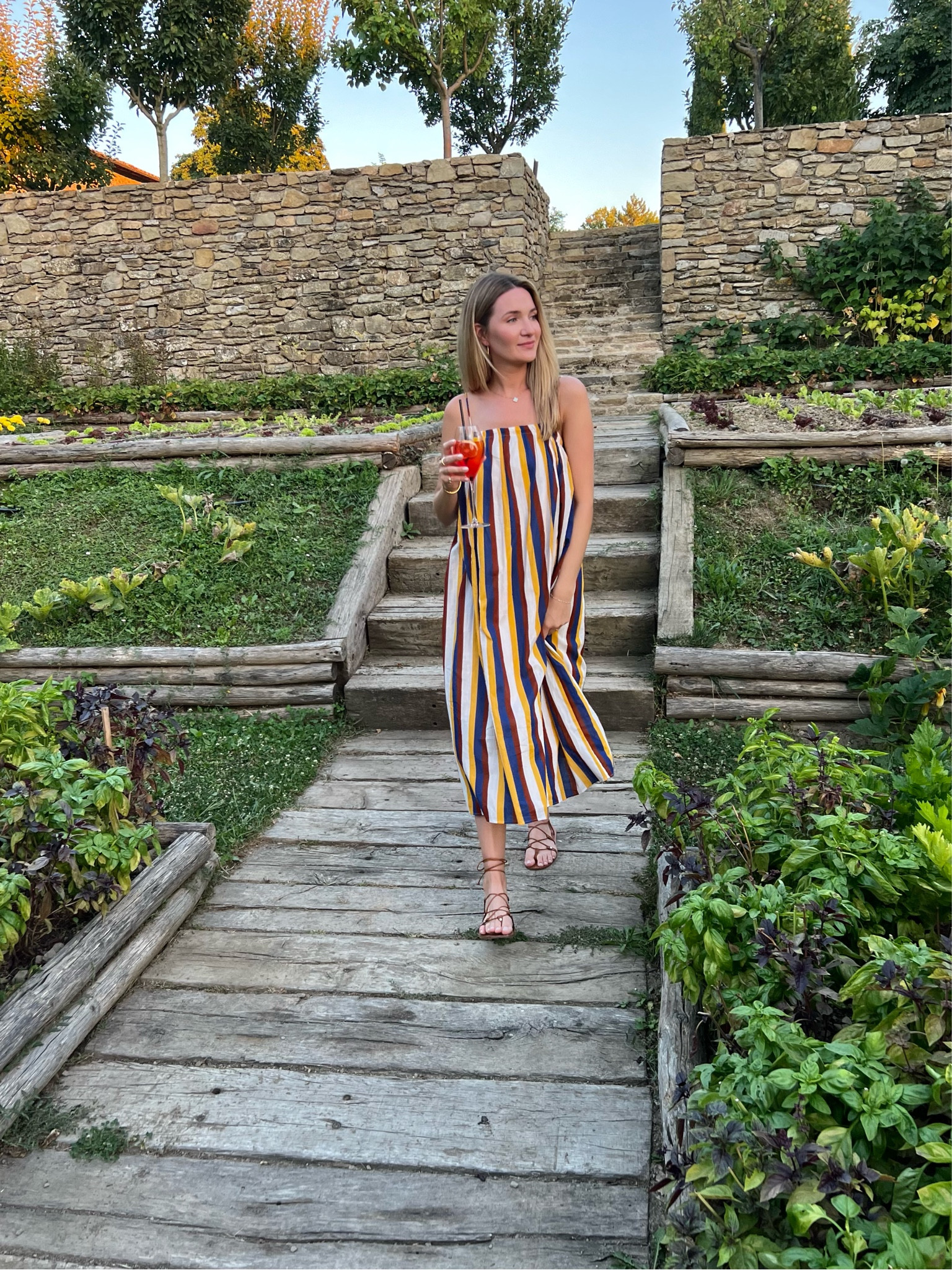 The perfect late summer + early fall dress. Would be so cute with a sweater or denim jacket over it and sneakers! 

Sezane dress, Italy outfit, Italy vacation, vacation outfit, Italy fall 

#LTKSeasonal #LTKtravel