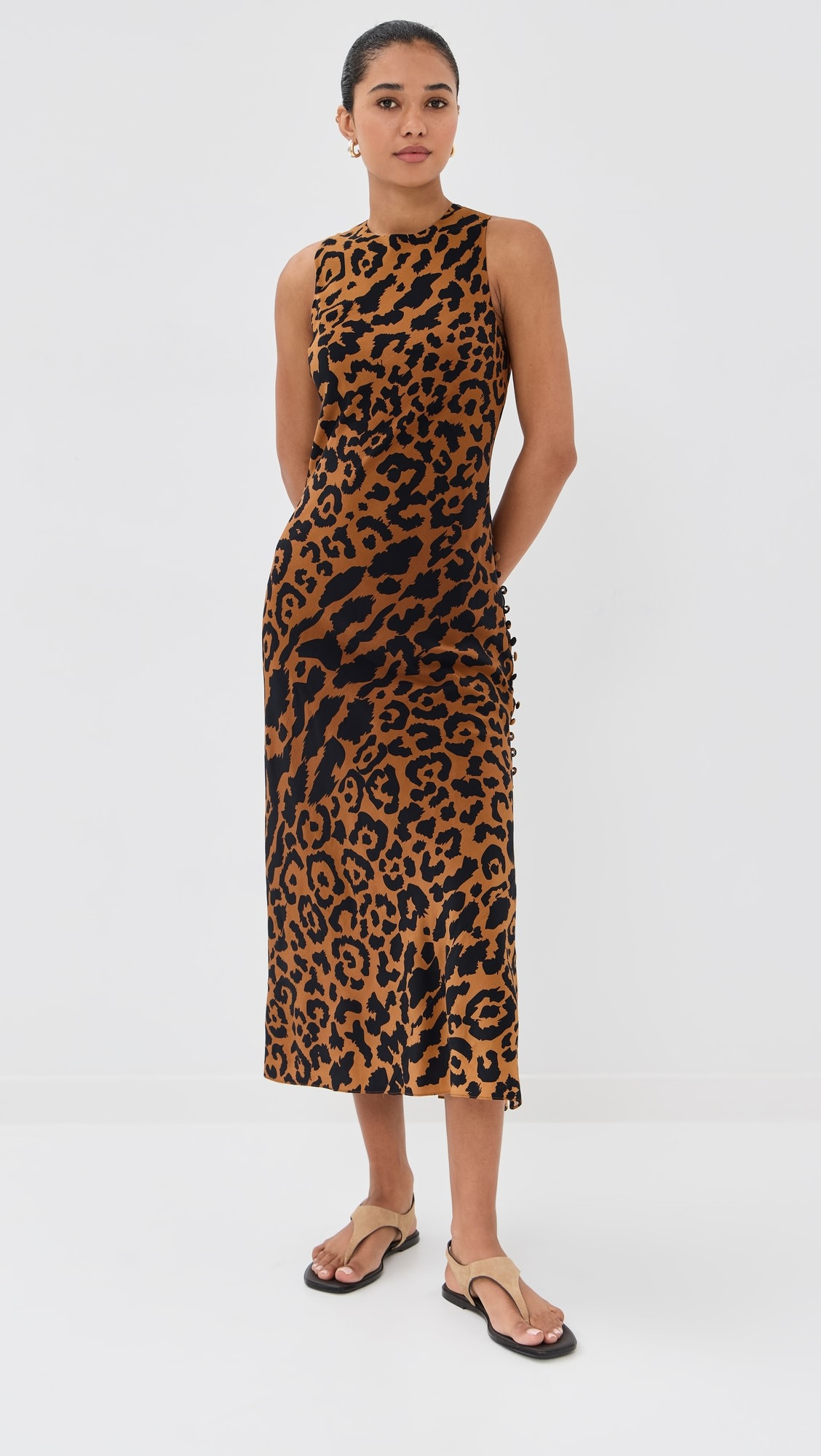 Adelaide Leopard Silk Dress | Shopbop