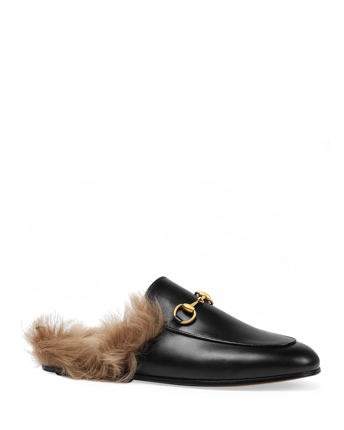 Princetown Fur Lined Mule | Neiman Marcus
