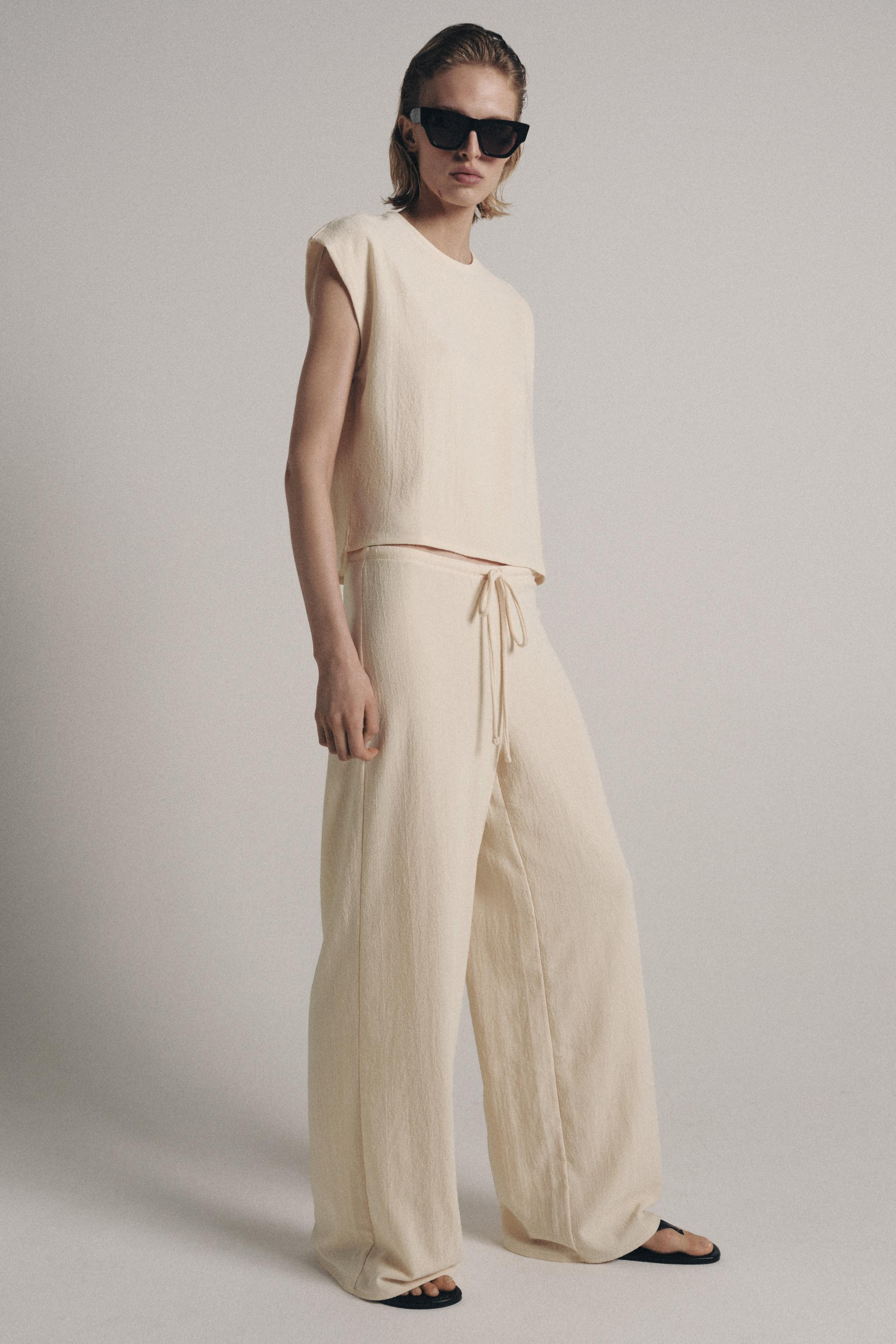 RUSTIC STRAIGHT LEG PANTS | Zara US
