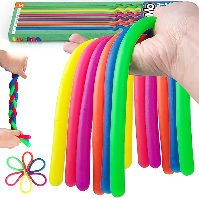 BUNMO Stocking Stuffers for Kids - Stretchy Sensory Strings - Stimulating & Addictive Sensory Toy... | Amazon (US)