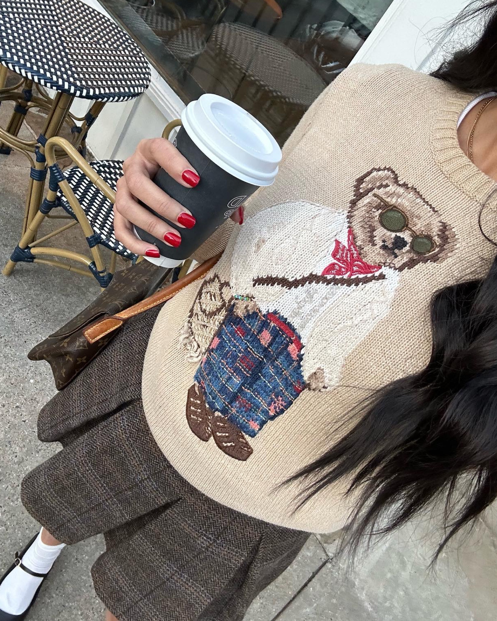 [ LMC]★BEAR KNIT SWEATER DHgate.com:Womens Designer Polo Knits Bear Print Sweater