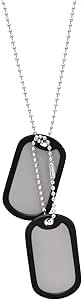 Paialco Stainless Steel Dog ID Tags Set Complete with Chains & Black Silencers | Amazon (US)