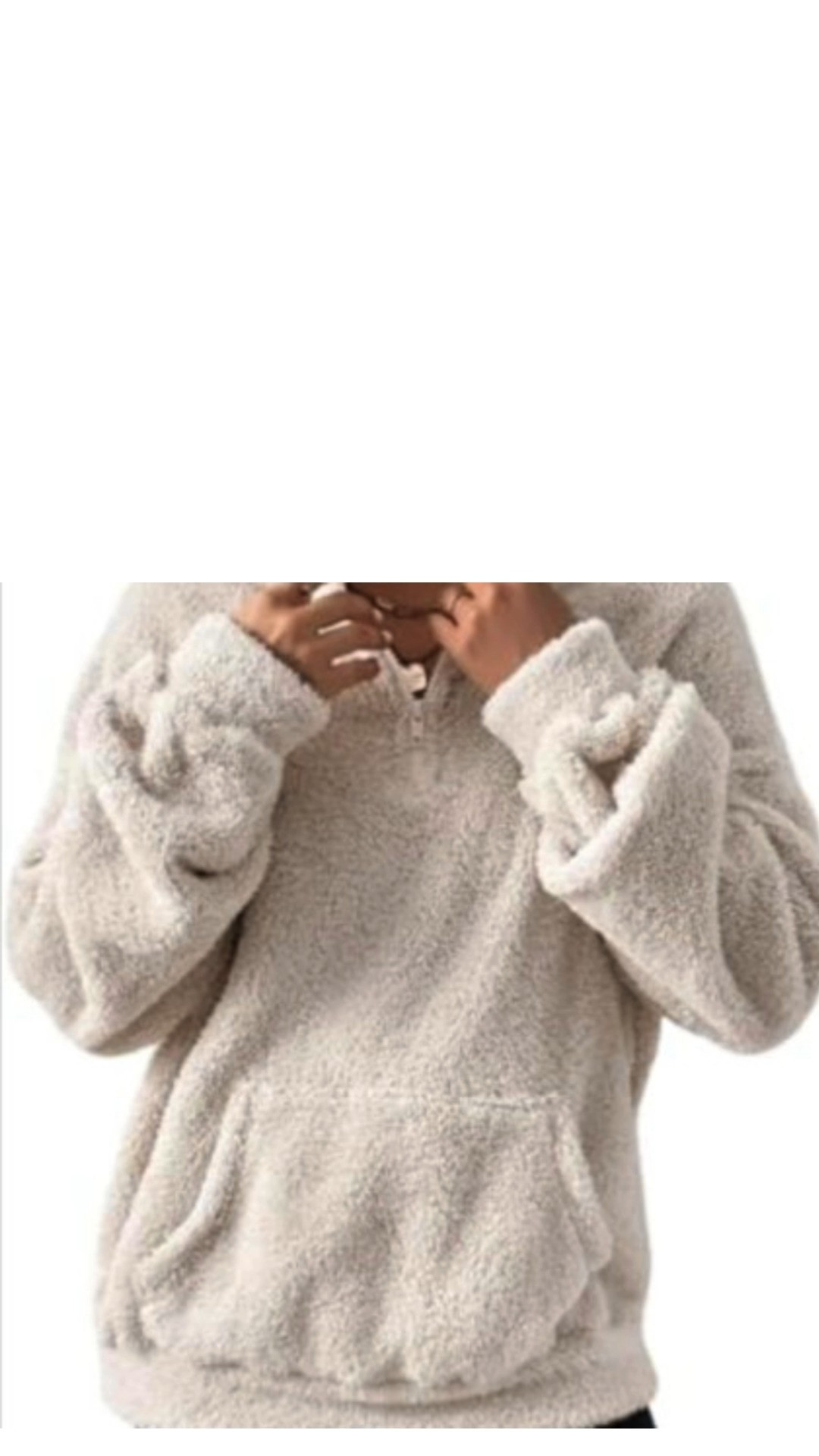 The cold weather is sticking around for a little bit longer - so I'm reaching for this super cozy teddy plush sweatshirt often.  

 #LTKActive #LTKMidsize #LTKFindsUnder50