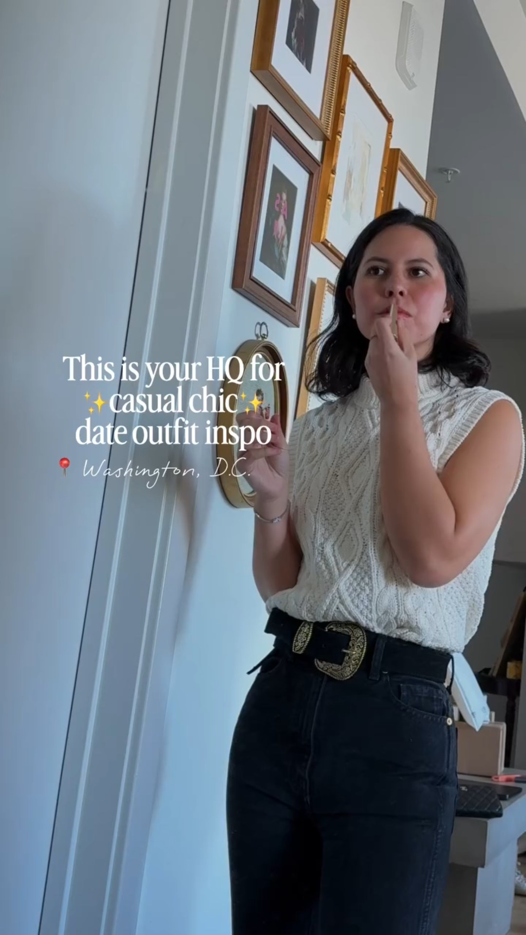 

When you want to dress casual but still feel put together, here for when you need the outfit inspo 

Casual polished outfit, Ralph Lauren sweater, black jeans white top, western belt, black booties, winter date outfit 
#datenightoutfit casual date outfit, winter date idea

#LTKgrwm #LTKootd #LTKPetite