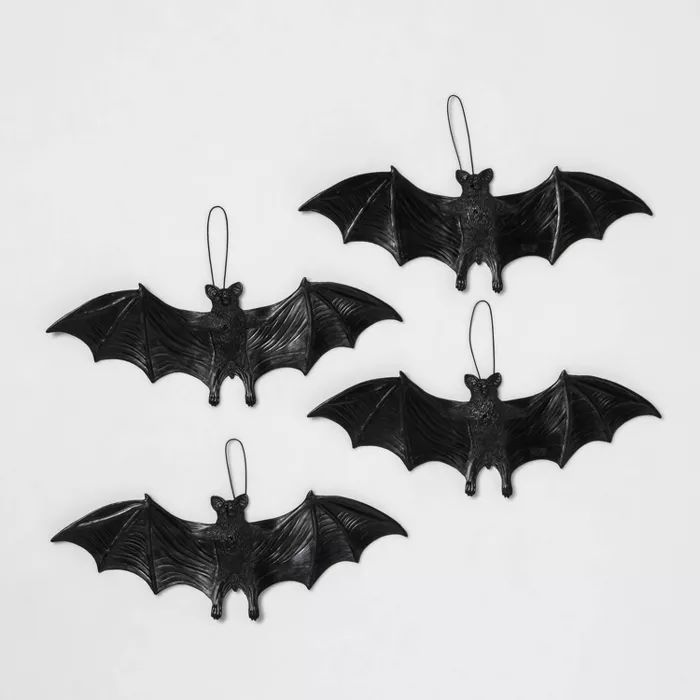 4ct Bats Halloween Decorative Prop - Hyde &#38; EEK! Boutique&#8482; | Target