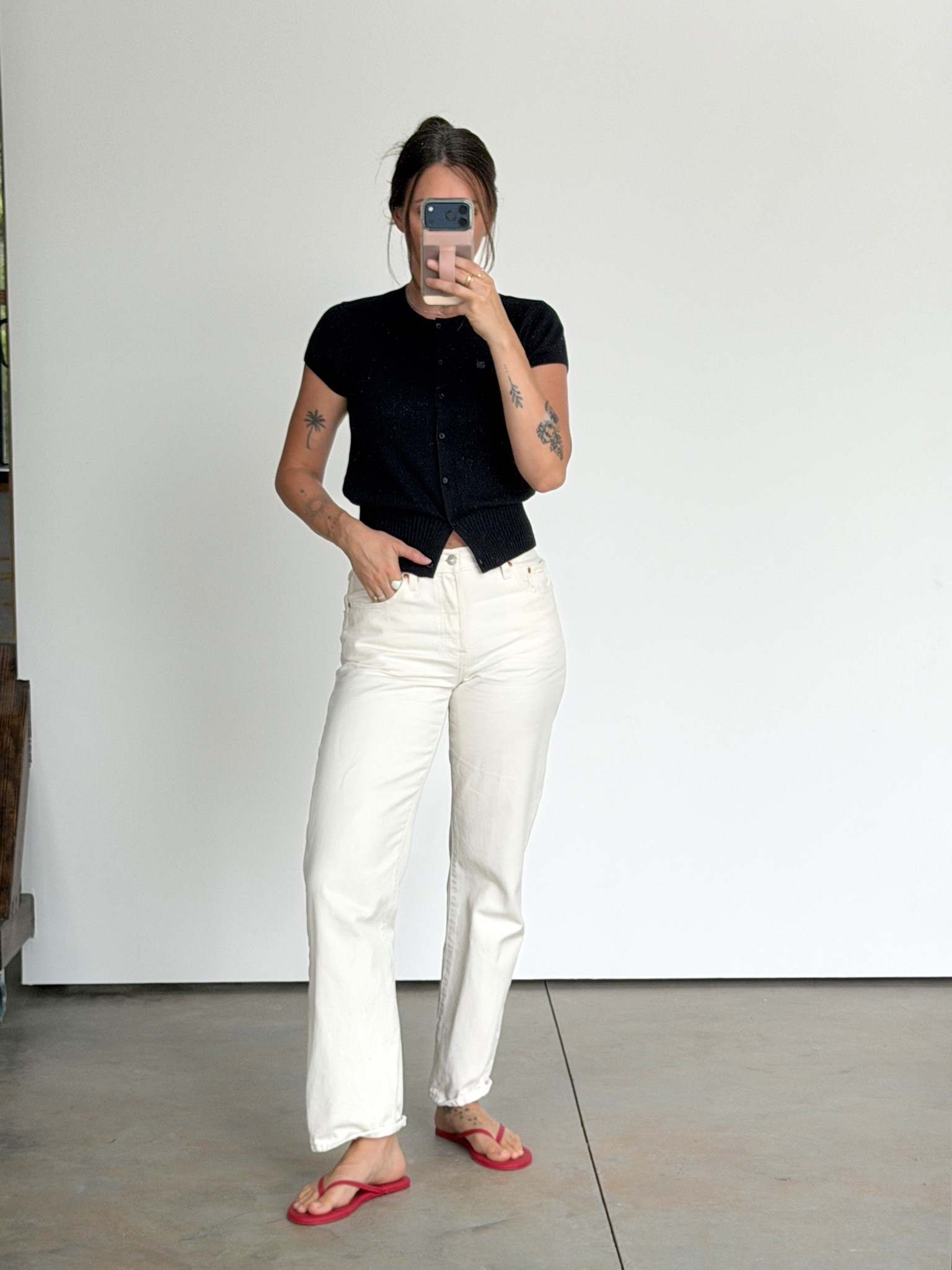 easy outfits are my favorite. Wearing 27” for the denim

#LTKootd #LTKSeasonal #LTKOver40