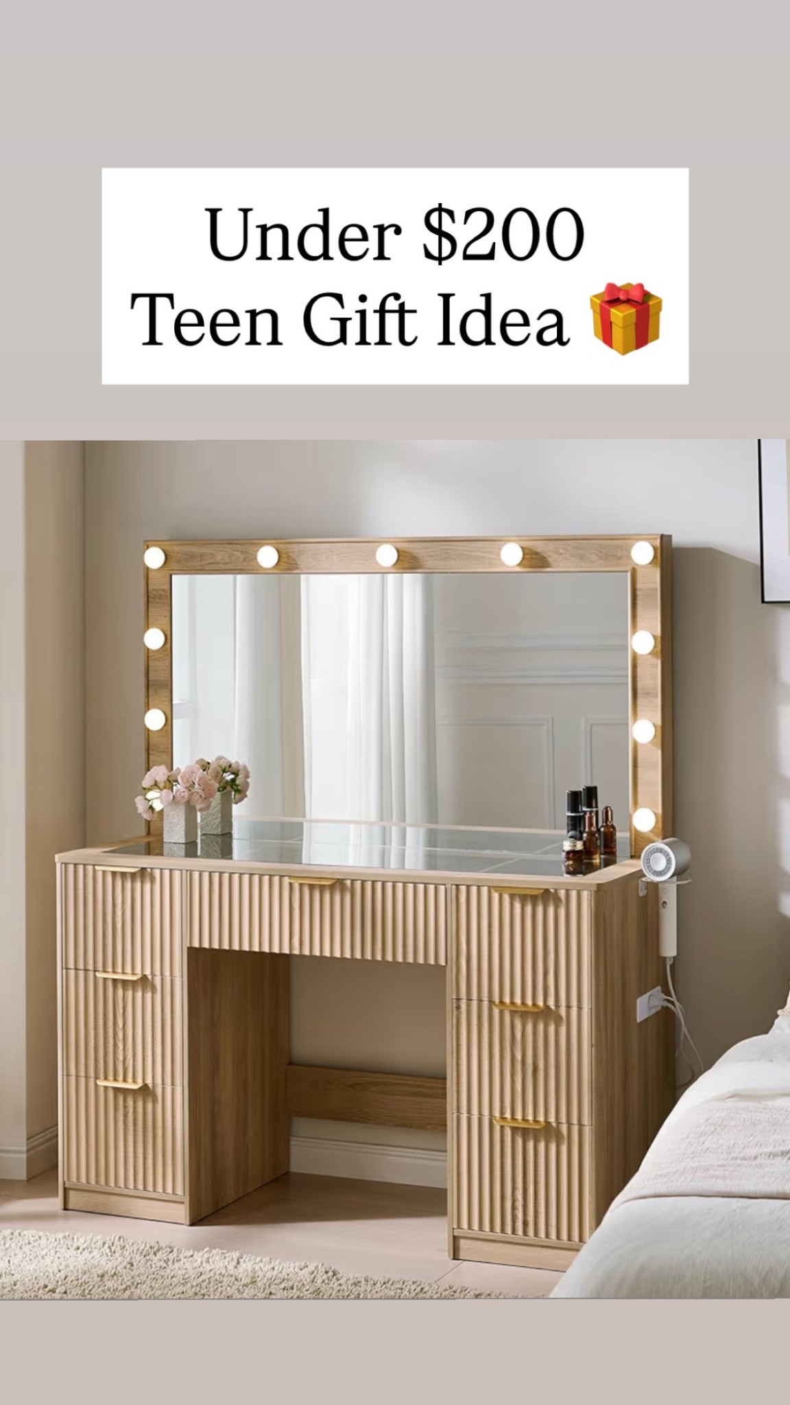 Gift idea for teen girls!! 

Vanity, Amazon, makeup, skincare, Christmas gifts, gift ideas, gifts for her, gifts for teens, holiday 

#LTKCyberWeek #LTKGiftGuide #LTKHoliday