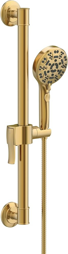 Gerber SteadyStyle 8-Spray Round Wall Bar Shower Kit with Hand Shower | Amazon (US)