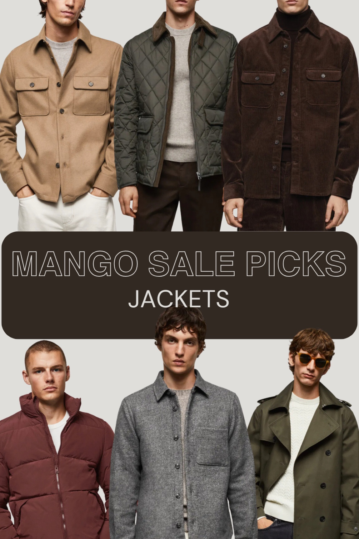 MANGO SALE PICKS: JACKETS

#LTKGiftGuide #LTKmens #LTKHolidaySale