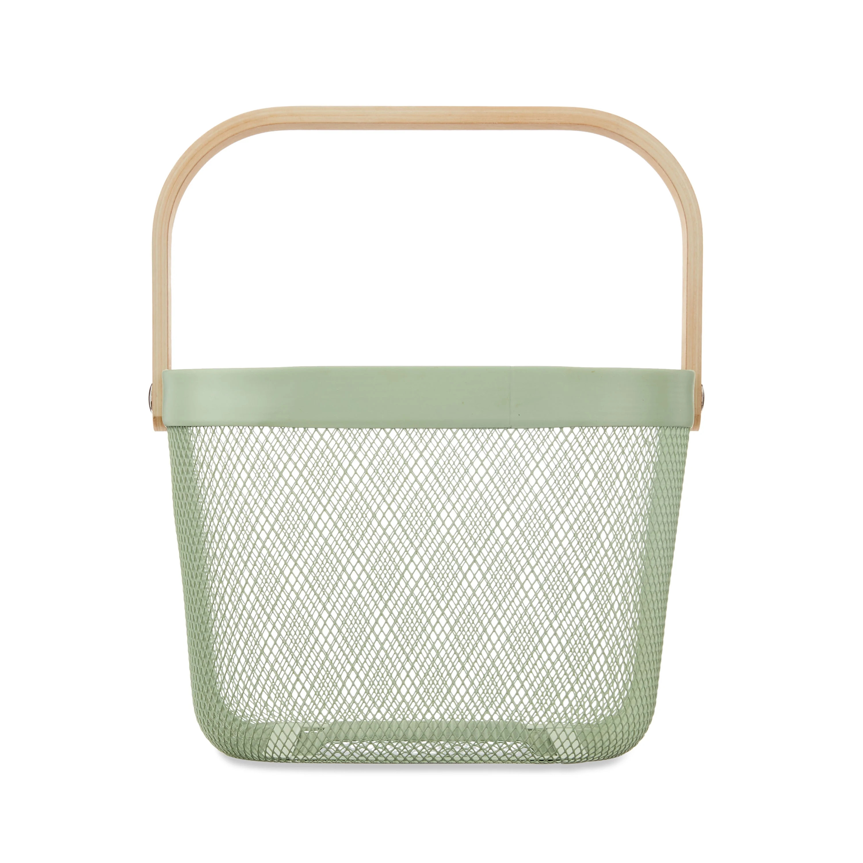 Easter Green Mesh Basket, 9.45 in x 9.84 in x 7 in, by Way To Celebrate | Walmart (US)