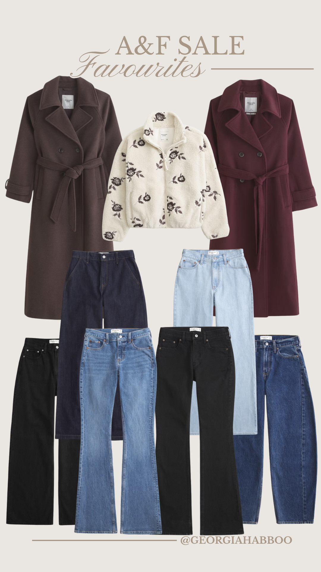 Promo — Winter Wardrobe Refresh:
15%–25% Off Everything
Use LTK Code: AFXLTK for an extra 15% off (stackable!)
Valid: October 31 – November 2


Trench Coat, High-Rise Jeans, Wide-Leg Trousers, Bootcut Jeans, Barrel Jeans, Sherpa Jacket, Fleece, Abercrombie & Fitch 

 

#LTKuk #LTKautumn #LTKsale