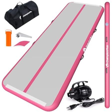 Inflatable Air Gymnastics Mat 10ft/13ft/16ft/20ft/23ft Training mat 4/8 inches Thick tumbling mat with Electric Pump for Home/Gym/Outdoor | Amazon (US)