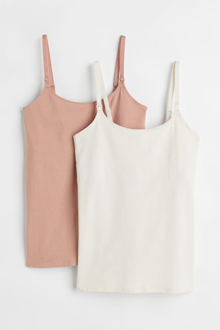 MAMA 2-pack Nursing Tank Tops | H&M (US + CA)