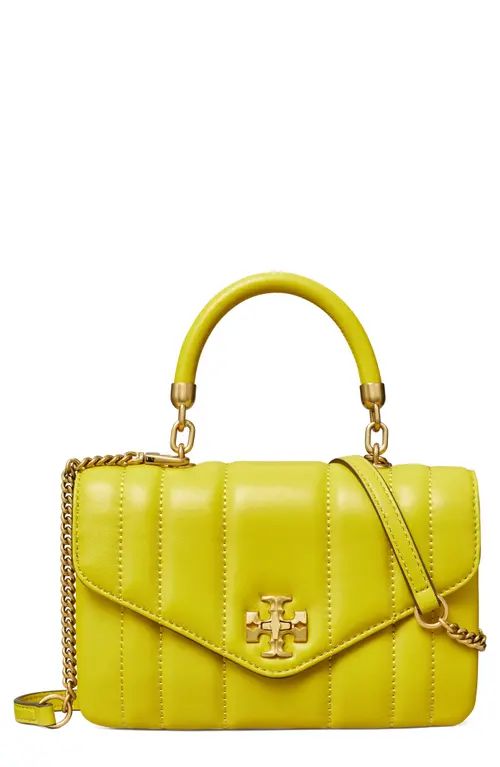 Tory Burch Mini Kira Top Handle Bag in Island Chartreuse at Nordstrom | Nordstrom