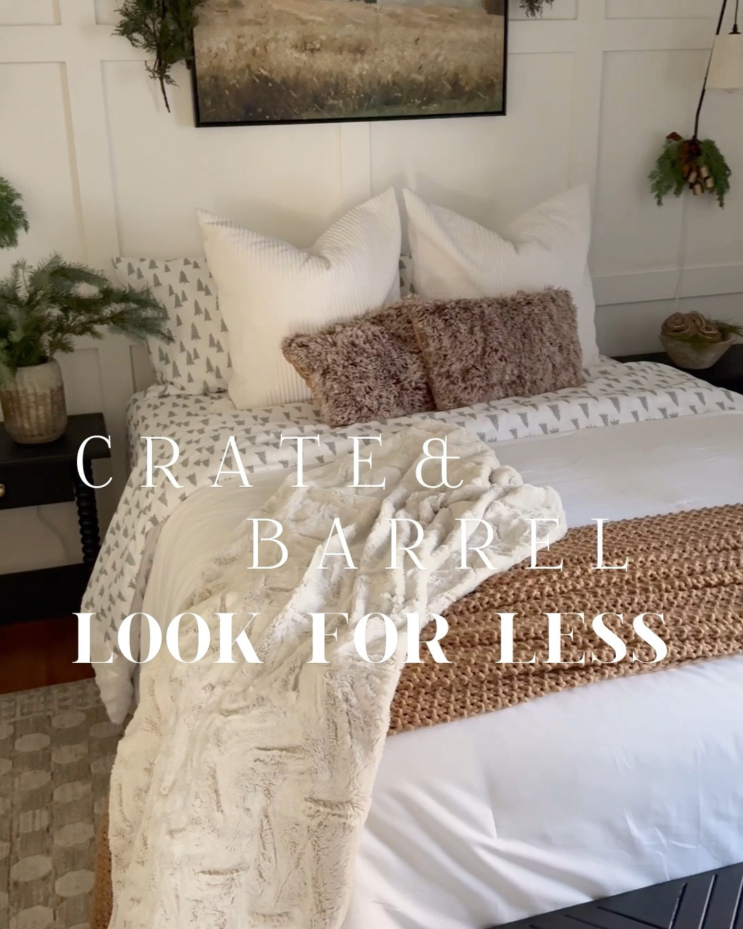 When I saw a similar holiday bedding look at Crate & Barrel, I WANTED it…but not the price tag!   So I searched for similar sheets and blankets to recreate something similar and I love how festive this turned out in our guest room.  🌲Get this…these sheets are $25!!!   I linked the CB sheets as well because I do love them if they are within budget!! Shop my links 👇🏻 

#LTKHome #LTKHoliday #LTKCyberWeek