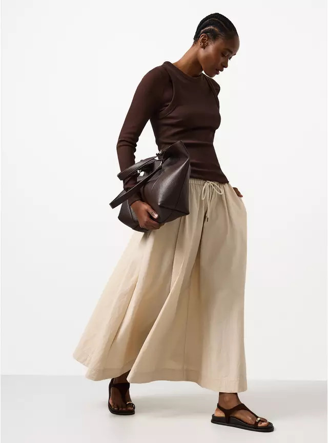 Stone Techno Midaxi Full Skirt 16 | Tu Clothing