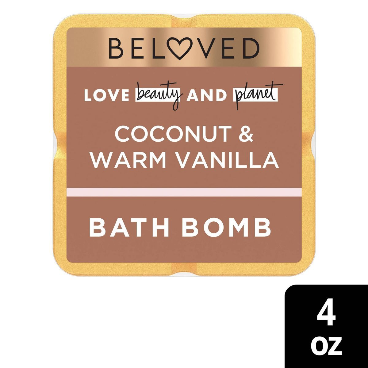 Beloved Coconut & Warm Vanilla Bath Bomb - 1ct/4oz | Target