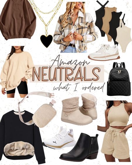 Amazon Outfot, neutral outfits, OOTD, Amazon fashion, fashion staples, fall staples, clothing, boots, shoes, bags, backpacks, neutral sweater, sweatshirt, Sherpa 

#LTKSeasonal #LTKHoliday #LTKGiftGuide