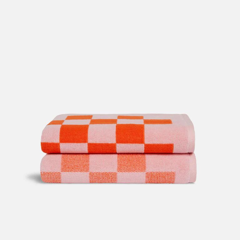 Checkerboard Bath Towels | Brooklinen
