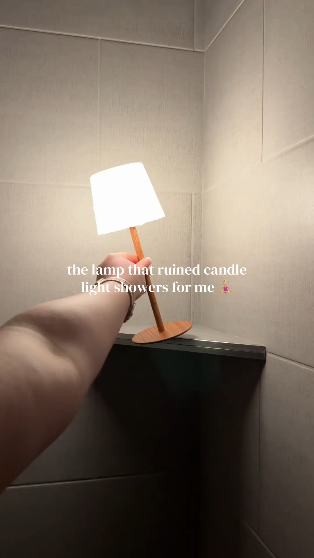 A shower lamp that’s chargeable and adjustable depending on the vibe 🧘🏼‍♀️✨ 

 #LTKselfcare #LTKSeasonal #LTKHome