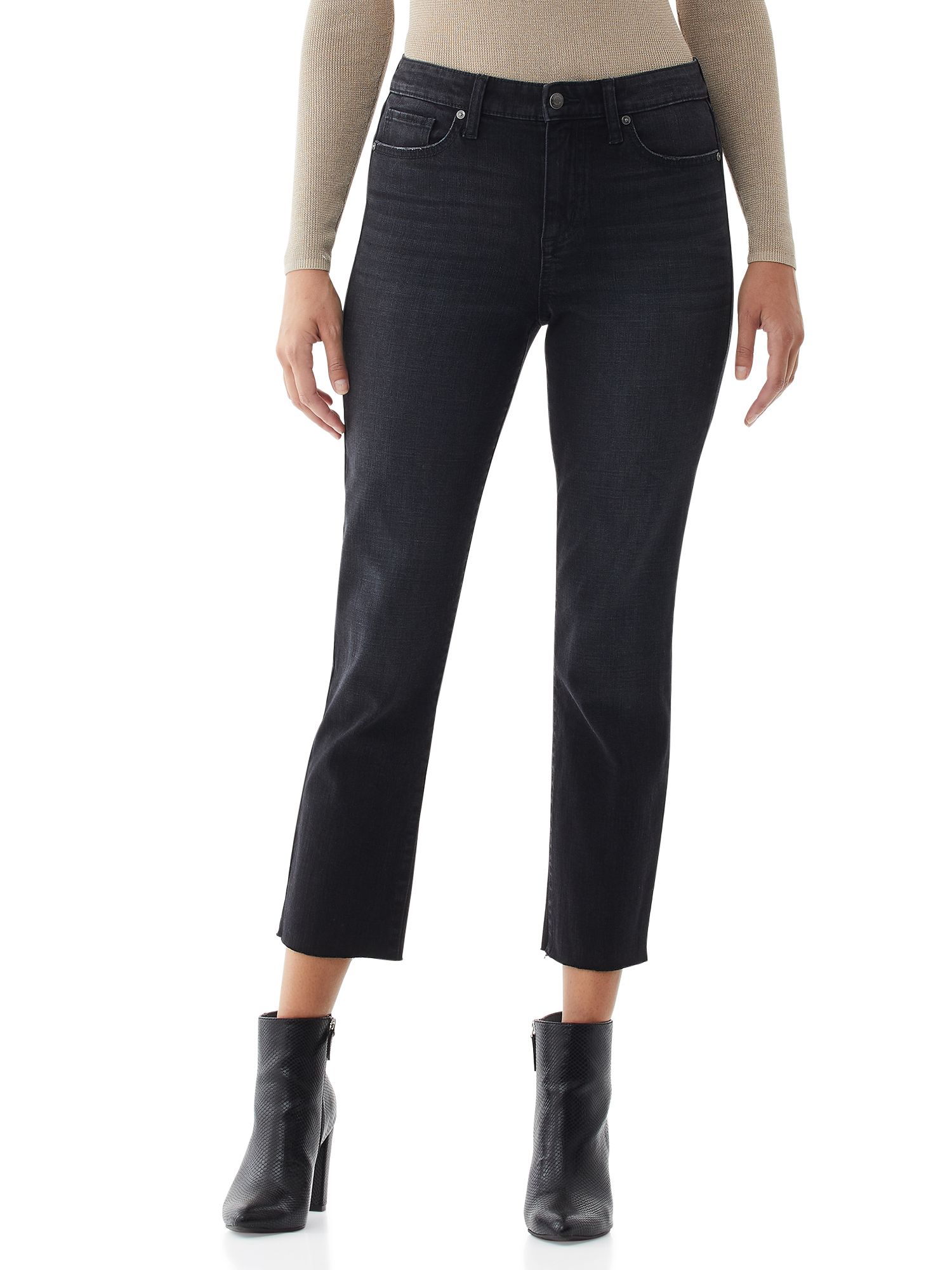 Scoop Women's Cropped Straight Jeans | Walmart (US)