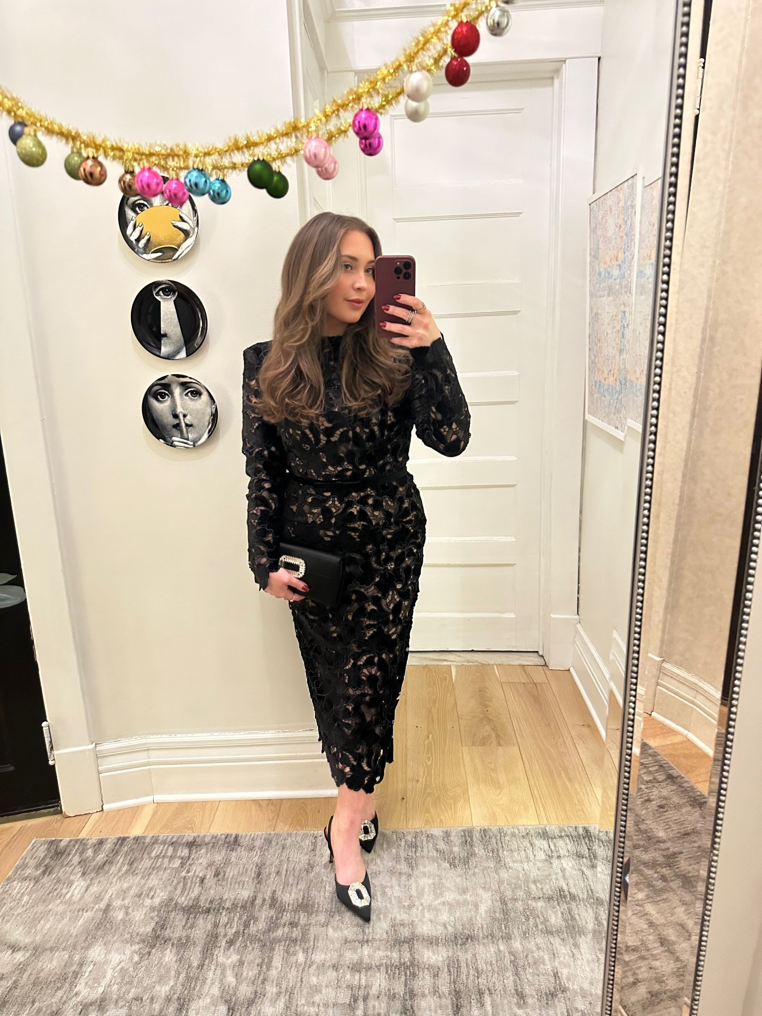 ✨ CCB Christmas Gala look ✨
Wore this stunning Nadine Merabi black velvet dress to the CCB Christmas Gala — a true holiday dress staple that never goes out of style. I styled it with Amazon Amina Muaddi heel dupes (so good 😍) and a classic Roger Vivier clutch for a timeless, elegant finish.
This is the perfect look for black tie optional, holiday galas, formal winter events, or a chic Christmas party outfit. 

holiday dress • black velvet dress • Nadine Merabi dress • holiday gala outfit • black tie optional outfit • formal winter dress • Christmas party dress • evening dress outfit • Amina Muaddi dupes • Amazon heels • designer dupe heels • Roger Vivier clutch • elegant holiday outfit • winter formal look

#holidaydress #blackvelvetdress #holidaygala #christmasgala #blacktieoptional #formalwinterdress #nadinemerabi #eveningdress #holidaypartyoutfit #winterformalwear #aminamuaddidupes #amazonheels #designerdupes #rogervivier #clutchoftheday #ltkholiday #ltkwinterfashion #ltkstyleinspo #elegantstyle #festivefashion

#LTKMidsize #LTKHoliday #LTKootd