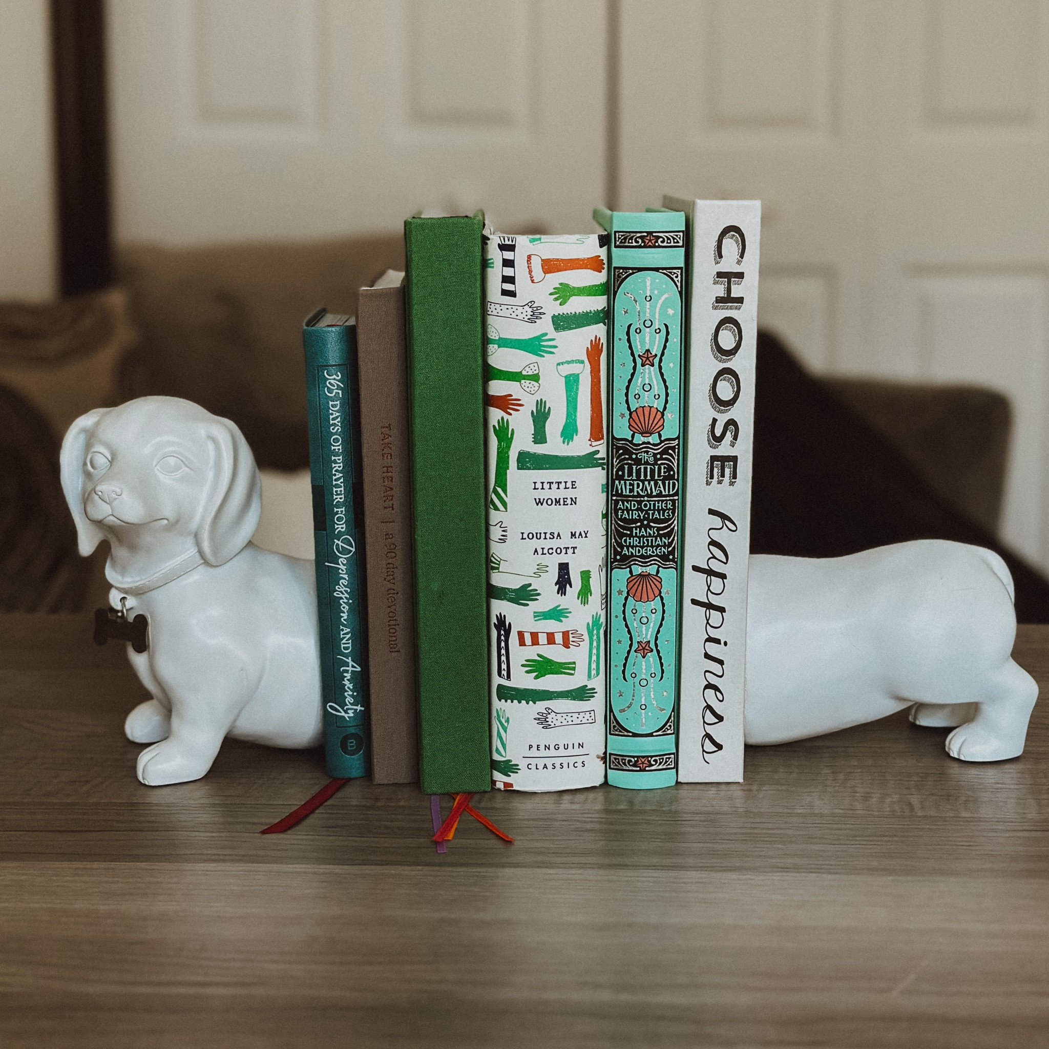 Add a touch of whimsy to your bookshelf with these adorable white dachshund bookends! Each playful pup stands guard over your favorite reads, combining charm and functionality. These delightful dachshunds not only keep your books stylishly organized but also showcase your love for both literature and canine cuteness!

I have had mine for YEARS (and I have two sets!)  

#LTKHome #LTKFindsUnder50