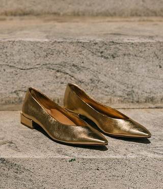 Antonio Melani x Elizabeth Damrich Trapeze Metallic Leather Dress Pumps | Dillard's | Dillard's