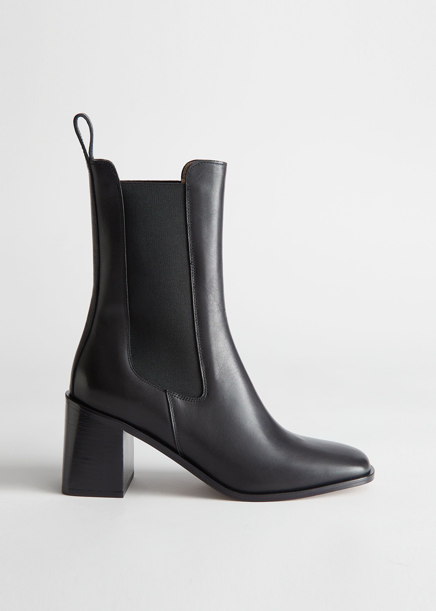 Heeled Leather Chelsea Boots | & Other Stories US