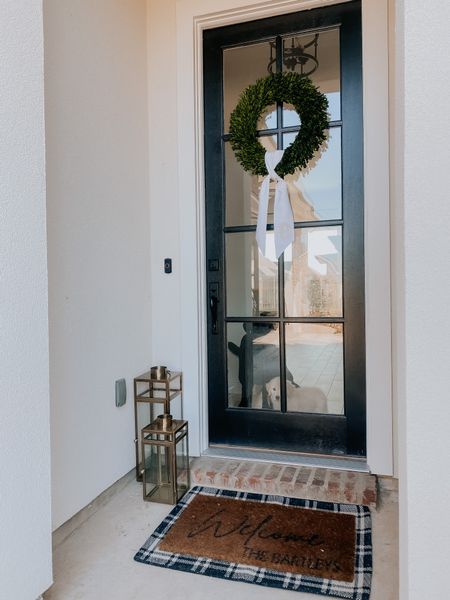 Front door styling - wreath sash

#LTKunder50 #LTKHalloween #LTKSeasonal