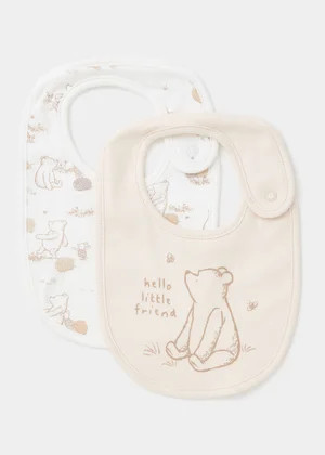 2 Pack Disney Winnie the Pooh Bibs | Matalan (UK)