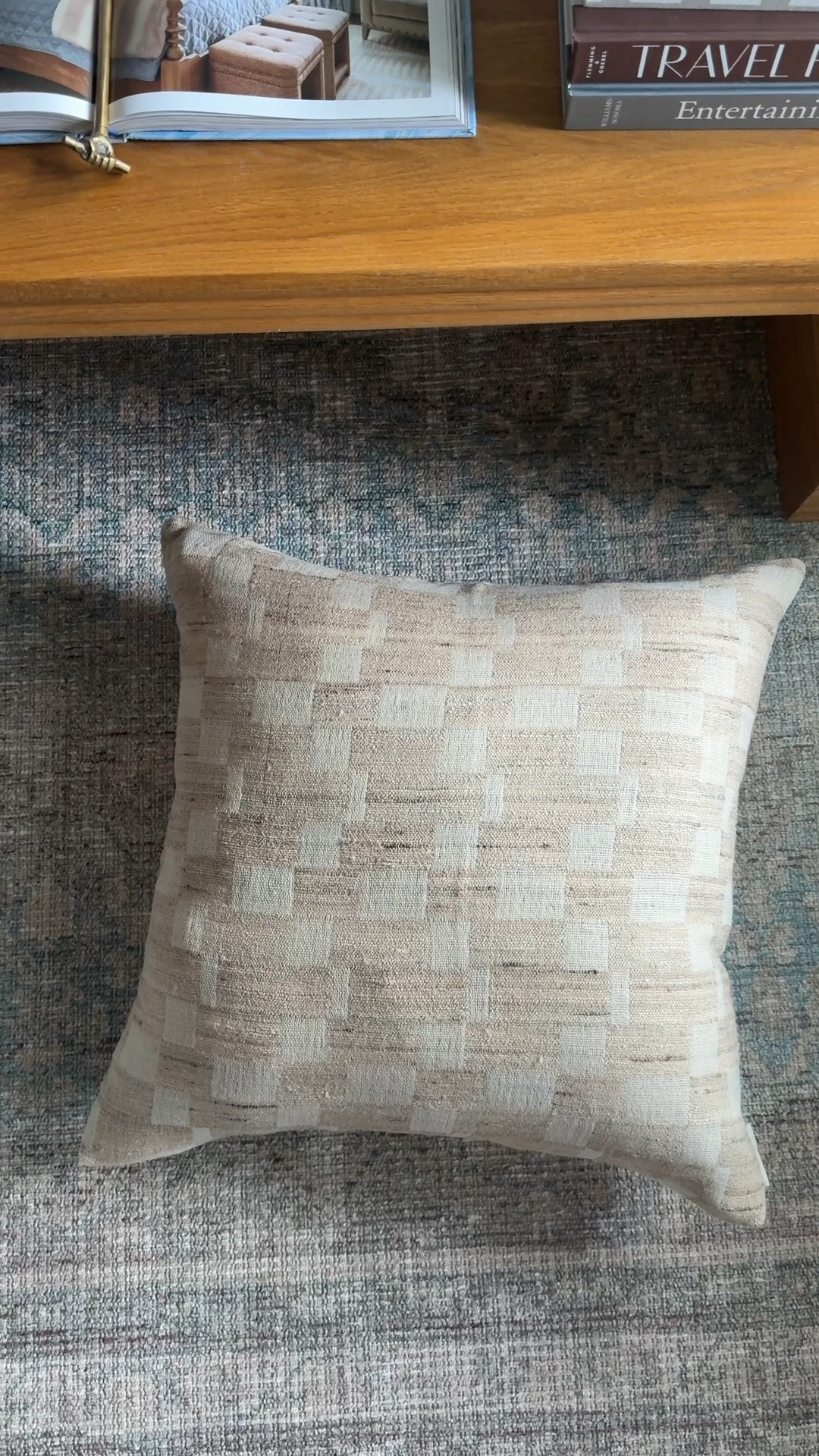 You’re going to want to replace all of your pillow inserts with this insert (and it’s on sale right now!!) This insert is so good, it will make a $10 pillowcase look 10x better. Choose a pillow insert one size larger than your pillowcase (here I have a 22” pillowcase with a 24” insert!)

#LTKSaleAlert #LTKHome #LTKvlog